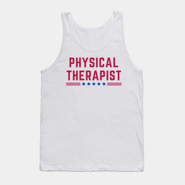 American Physical Therapist Tank Top by HobbyAndArt